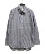 Traditional Weatherwear（）の古着「ストライプシャツ」｜ブルー×ホワイト