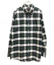 VAN (ヴァン) BDチェックシャツ グリーン サイズ:LL