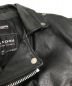 中古・古着 wilsons leather (ウィルソンズレザー) 【古着】ヴィンテージダブルライダースジャケット ブラック サイズ:S：7800円