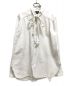 Needles（ニードルス）の古着「Ascot Collar EDW Shirt」｜ホワイト