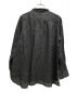 nop de nod (ノップドゥノッド) ベルギーリネンベーシックシャツ ブラック サイズ:M 未使用品：6800円