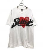 stussy×CPFMステューシー×カクタスプラント フリーマーケット）の古着「Heart T-shirt」｜ホワイト