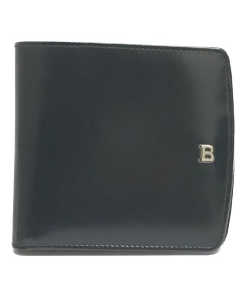 BALLY（バリー）BALLY (バリー) Bロゴ2つ折り財布 ブラック サイズ:下記参照の古着・服飾アイテム