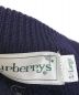 中古・古着 Burberry's (バーバリーズ) 【古着】ロゴ刺繍ケーブルニット ネイビー サイズ:LL：7800円