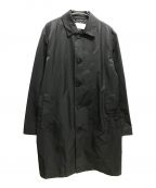Calvin Klein platinumカルバンクラインプラチナム）の古着「LIMONTA生地ステンカラーコート」｜ブラック