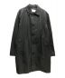 Calvin Klein platinum（カルバンクラインプラチナム）の古着「LIMONTA生地ステンカラーコート」｜ブラック