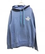 MARBLESマーブルズ）の古着「MIDWEIGHT PIGMENT DYED HOODY」｜ブルー