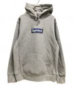 SUPREME（）の古着「Bandana Box Logo Hooded Sweatshirt」｜グレー