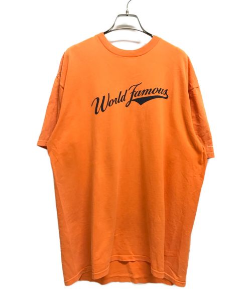 SUPREME（シュプリーム）SUPREME (シュプリーム) World Famous T-shirt オレンジ サイズ:Lの古着・服飾アイテム