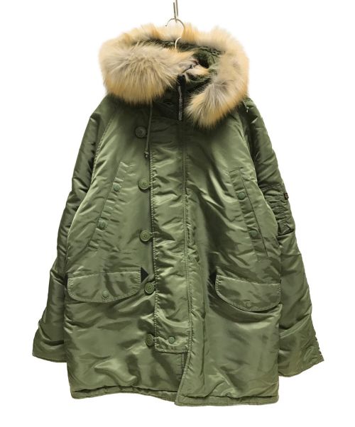 ALPHA（アルファ）ALPHA (アルファ) N-3Bフライトジャケット オリーブ サイズ:L 未使用品の古着・服飾アイテム