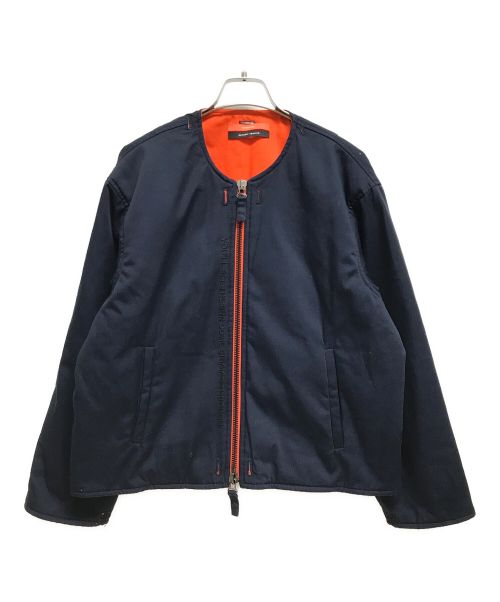 KOMAKINO（コマキノ）KOMAKINO (コマキノ) ノーカラージャケット ネイビー サイズ:Sの古着・服飾アイテム