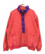 Patagoniaパタゴニア）の古着「90's Half-Zip Fleece jacket」｜オレンジ