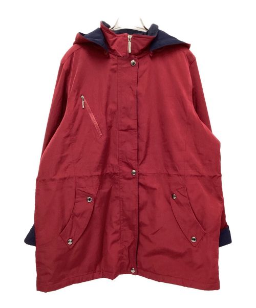 NAUTICA（ノーティカ）NAUTICA (ノーティカ) 中綿フーデッドジャケット レッド サイズ:US：XLの古着・服飾アイテム
