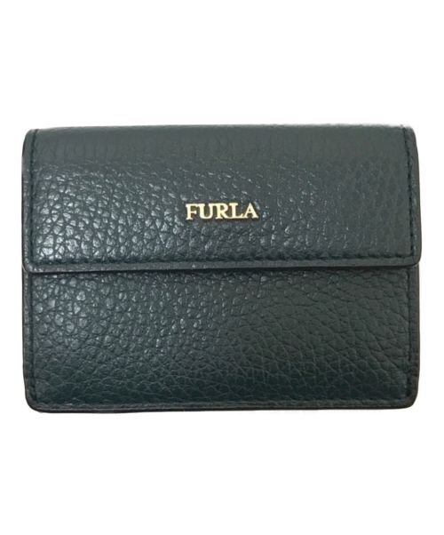 FURLA（フルラ）FURLA (フルラ) S Fango コンパクトウォレット ネイビー サイズ:下記参照の古着・服飾アイテム