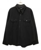 VINTAGEヴィンテージ/ビンテージ）の古着「CPOシャツジャケット」｜ブラック