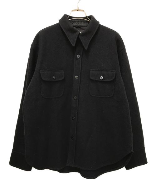 VINTAGE（ヴィンテージ/ビンテージ）VINTAGE (ヴィンテージ) CPOシャツジャケット ブラック サイズ:Mの古着・服飾アイテム