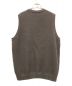 crepuscule (クレプスキュール) Moss Stitch  Vest ブラウン サイズ:2：5800円