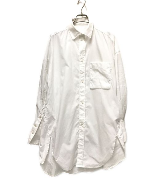 MAISON SPECIAL（メゾンスペシャル）MAISON SPECIAL (メゾンスペシャル) オーバーチュニックシャツ ホワイト サイズ:FREEの古着・服飾アイテム