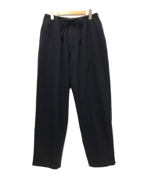 COMOLI（コモリ）COMOLI (コモリ) リファインウール ドローストリングパンツ ネイビー サイズ:2の古着・服飾アイテム