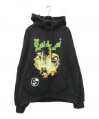 Sunday Off Clubサンデイ オフ クラブ）の古着「THE WITCH’s Heavy Weight Fleece Hoodie」｜ブラック