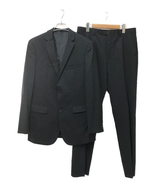 BURBERRY BLACK LABEL（バーバリーブラックレーベル）BURBERRY BLACK LABEL (バーバリーブラックレーベル) 3ピースセットアップスーツ ブラック サイズ:40の古着・服飾アイテム