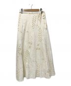 Ron Hermanロンハーマン）の古着「Embroidery Flower Skirt」｜ホワイト