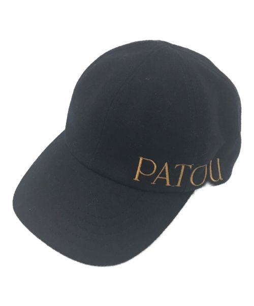 patou（パトゥ）patou (パトゥ) embroidered felt cap ネイビー サイズ:M-Lの古着・服飾アイテム