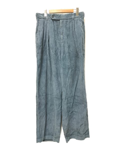 CellarDoor（セラードアー）CellarDoor (セラードアー) コーデュロイタックパンツ ブルー サイズ:48の古着・服飾アイテム