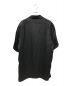 Saint Laurent Paris (サンローランパリ) アルファベットデザインシルク半袖シャツ ブラック サイズ:39：30800円