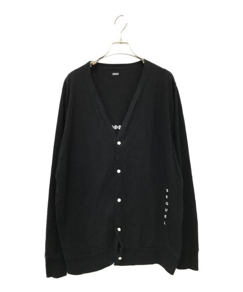 SEQUEL（シークエル）SEQUEL (シークエル) CARDIGAN ブラック サイズ:Mの古着・服飾アイテム