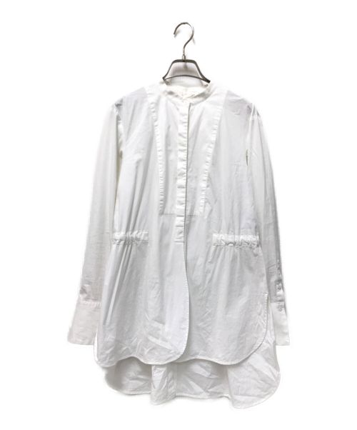 ENFOLD（エンフォルド）ENFOLD (エンフォルド) SOMELOS スタンドN/Cロングシャツ ホワイト サイズ:38の古着・服飾アイテム