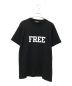BALENCIAGA（バレンシアガ）の古着「FREE プリントTシャツ」｜ブラック