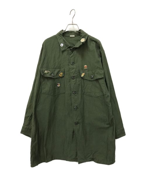 US ARMY（ユーエスアーミー）US ARMY (ユーエス アーミー) M-65ユーティリティーシャツ オリーブ サイズ:下記参照の古着・服飾アイテム
