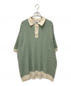 MONKEY TIMEモンキータイム）の古着「Knitwear/ニットポロシャツ」｜グリーン