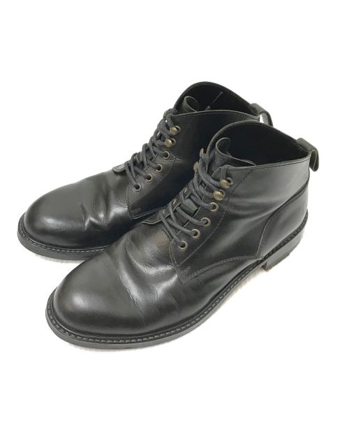PADRONE（パドローネ）PADRONE (パドローネ) レザーショートブーツ ブラック サイズ:40の古着・服飾アイテム