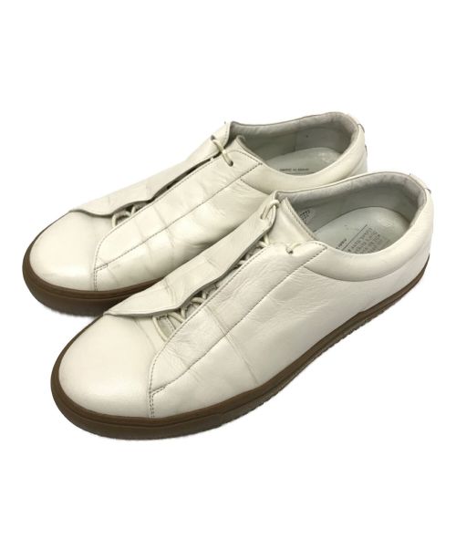 travel shoes by chausser（トラベルシューズバイショセ）travel shoes by chausser (トラベルシューズバイショセ) ローカットスニーカー ホワイト×ベージュ サイズ:39の古着・服飾アイテム