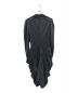 BALENCIAGA (バレンシアガ) Black Satin Gathered Dress ブラック サイズ:36：19800円