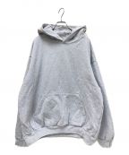 LOS ANGELES APPARELロサンゼルスアパレル）の古着「14oz HEAVY FLEECE HOODED PULLOVER」｜グレー