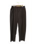 COOTIE PRODUCTIONS（クーティープロダクツ）の古着「T/W 2 TUCK EASY PANTS」｜ブラウン