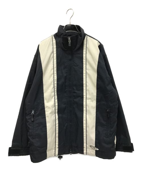 Ocean Pacific（オーシャンパシフィック）Ocean Pacific (オーシャンパシフィック) ヴィンテージナイロン中綿ジャケット ブラック×ホワイト サイズ:Sの古着・服飾アイテム