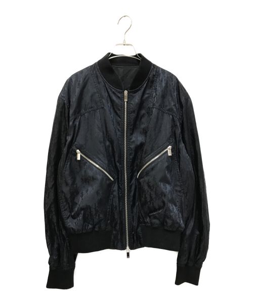 DIOR HOMME（ディオール オム）DIOR HOMME (ディオール オム) Oblique Bomber Jacket ブラック サイズ:50の古着・服飾アイテム