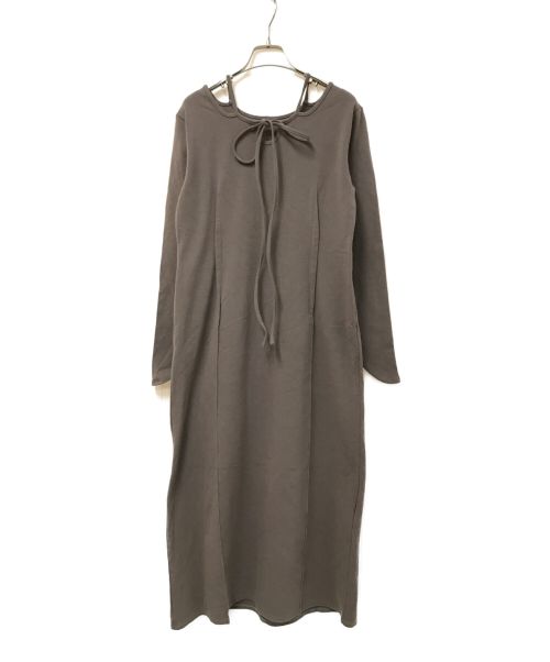 MURRAL（ミューラル）MURRAL (ミューラル) Ivy long sleeve dress カーキ サイズ:2の古着・服飾アイテム