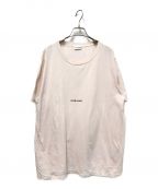 Saint Laurent Parisサンローランパリ）の古着「ダメージ加工Tシャツ」｜ピンク