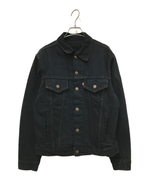 LEVI'S（リーバイス）LEVI'S (リーバイス) 後染めブラックデニムジャケット ブラック サイズ:下記参照の古着・服飾アイテム