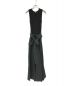 styling/ (スタイリング) ノースリーブドッキングドレス ブラック×グレー：5800円