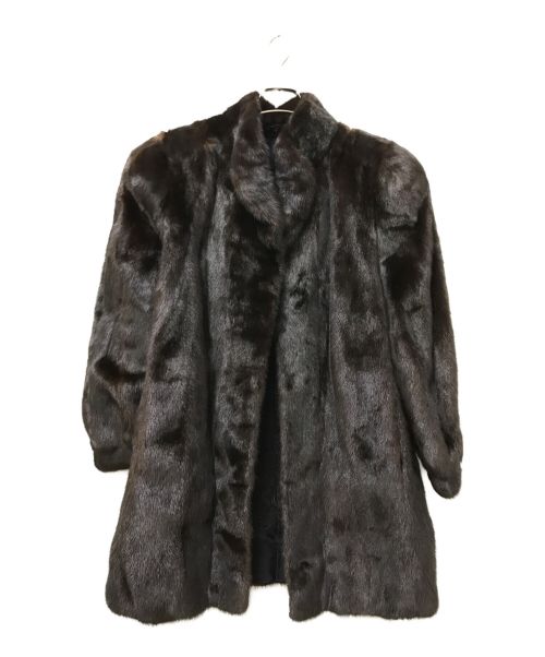 SAGA MINK（サガミンク）SAGA MINK (サガミンク) ミンクコート ブラウン サイズ:Fの古着・服飾アイテム