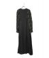 Uttrykk (ユートリーク) Rayon Twill JQ-Sleeve Wrap Dress ブラウン サイズ:38 未使用品：7000円