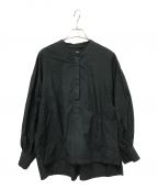 SINMEシンメ）の古着「ボリュームシャツ」｜ブラック