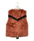 Lamrof (ラムロフ) Fur Hippie Vest オレンジ サイズ:F 未使用品：7000円