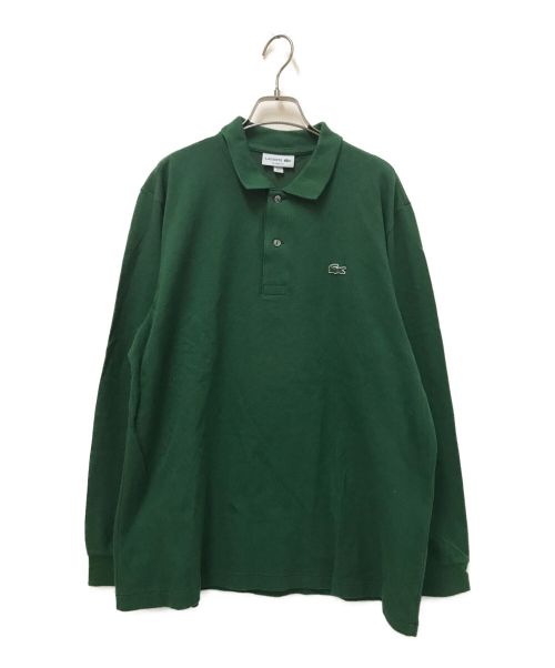 LACOSTE（ラコステ）LACOSTE (ラコステ) オリジナルフィット 長袖 ポロシャツ グリーン サイズ:US:Lの古着・服飾アイテム